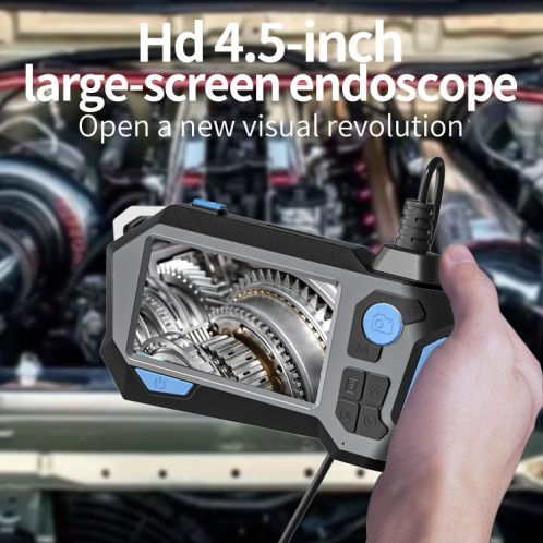 Endoscope industriel rotatif P120 à double lentille de 8 mm avec écran, diamètre du tuyau arrière de 9 mm, spécification : tube de 10 m SH51031782-010